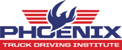 The logo for Phoenix Truck Driving Institute