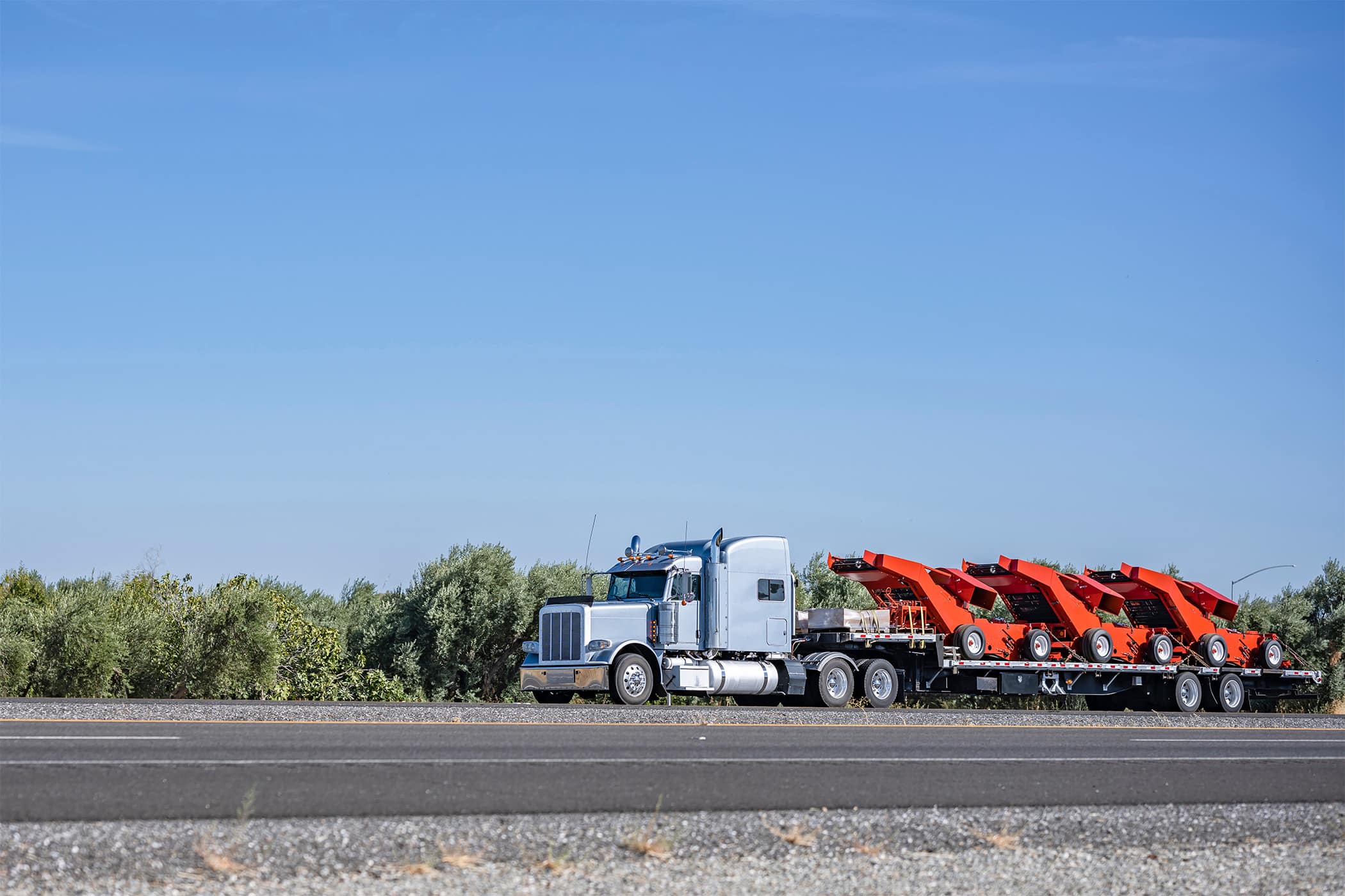 Truck driving on the global economy